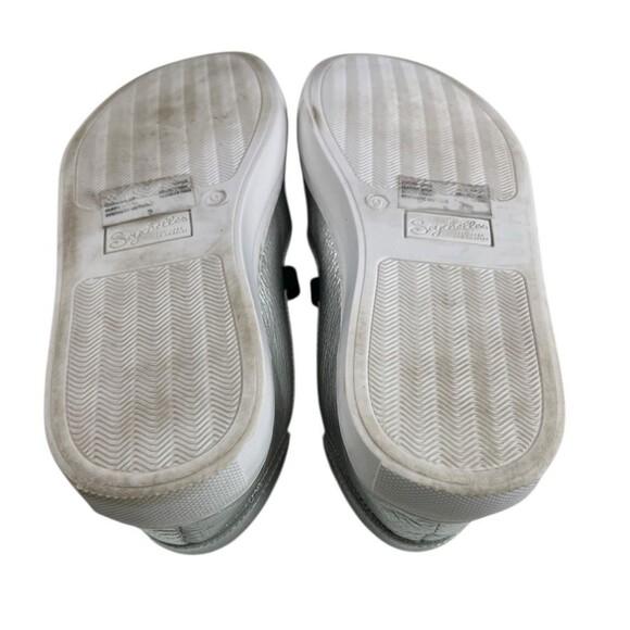 Seychelles Moon Child Metallic Leather Upper Mary Jane Style Flats Silver Size 9 - Picture 12 of 15